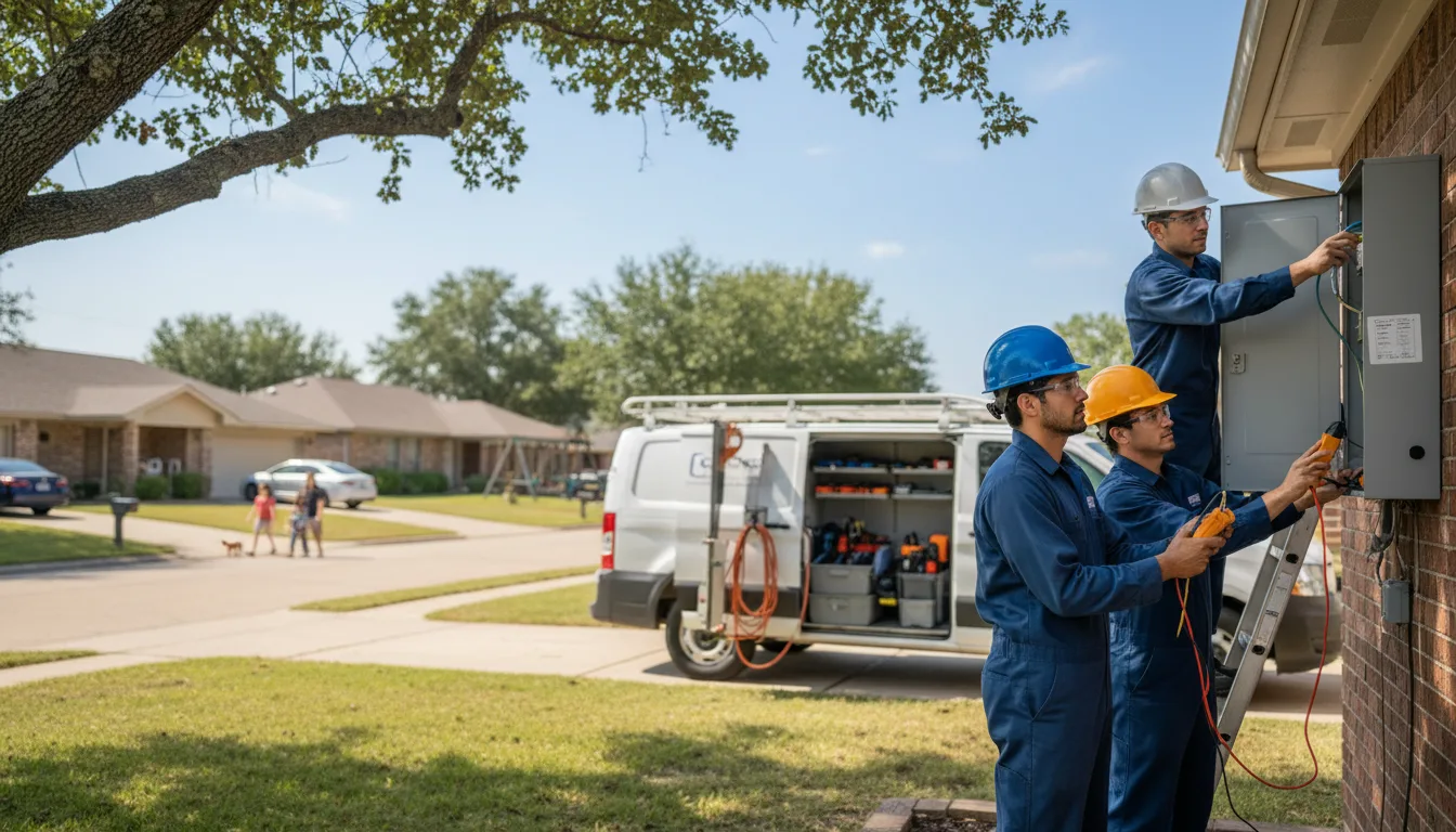 Certified electrician providing emergency electrical services in Russia, OH